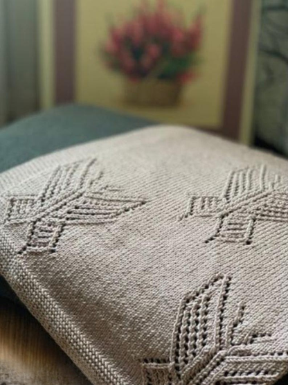 Butterfly Throw Knitting Pattern