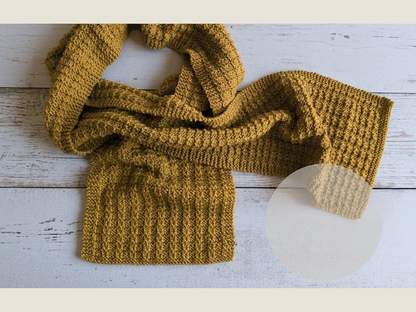 Textured Scarf Knitting Pattern