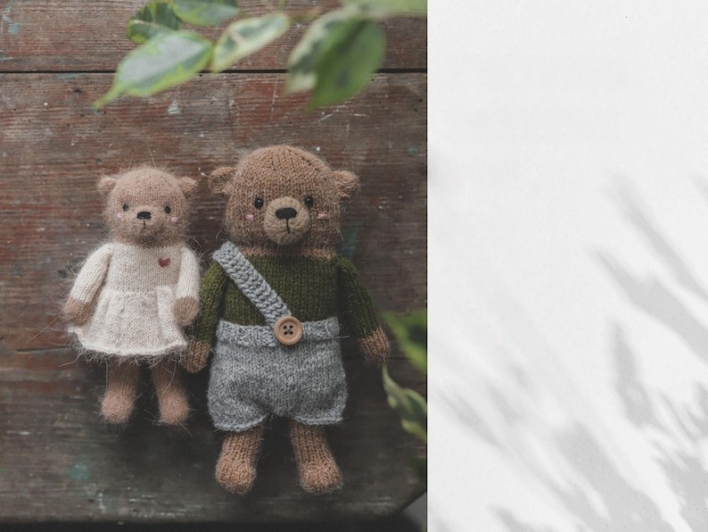 Sam Lily Bear Knitting Pattern