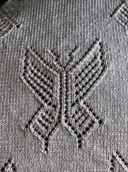 Butterfly Throw Knitting Pattern