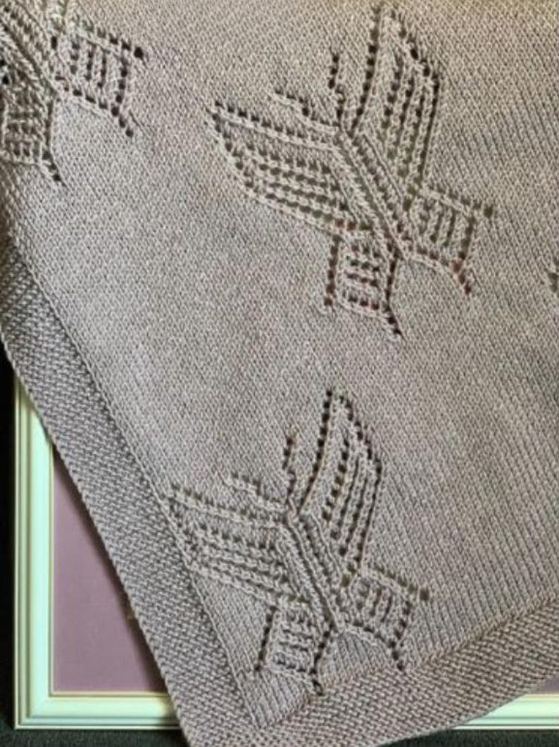 Butterfly Throw Knitting Pattern