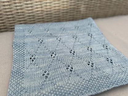 Diamond Baby Blanket Knitting Pattern