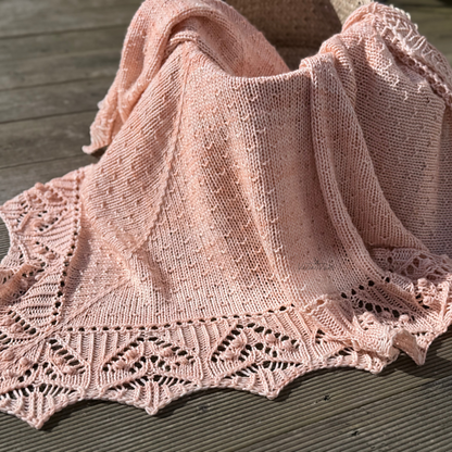 Blossom Baby Blanket Knitting Pattern