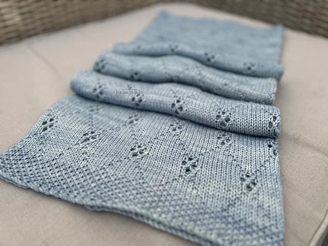 Diamond Baby Blanket Knitting Pattern