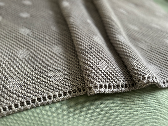 Little Dots Blanket Knitting Pattern