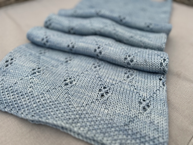 Diamond Baby Blanket Knitting Pattern