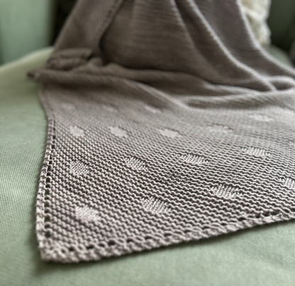 Little Dots Blanket Knitting Pattern