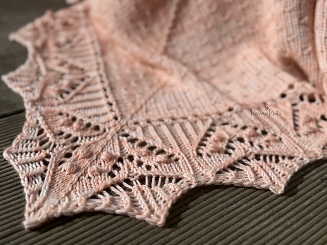 Blossom Baby Blanket Knitting Pattern