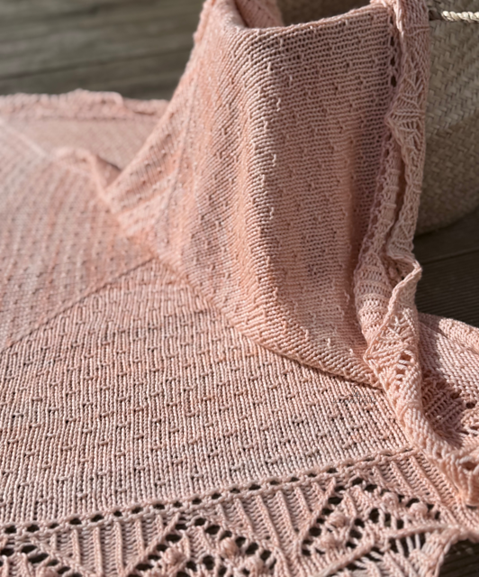 Blossom Baby Blanket Knitting Pattern