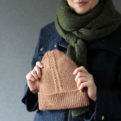 Wheat Ear Hat Knitting Pattern