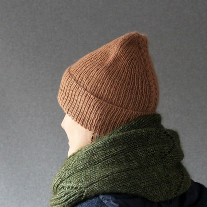 Wheat Ear Hat Knitting Pattern