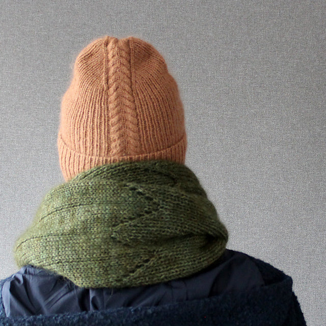 Wheat Ear Hat Knitting Pattern