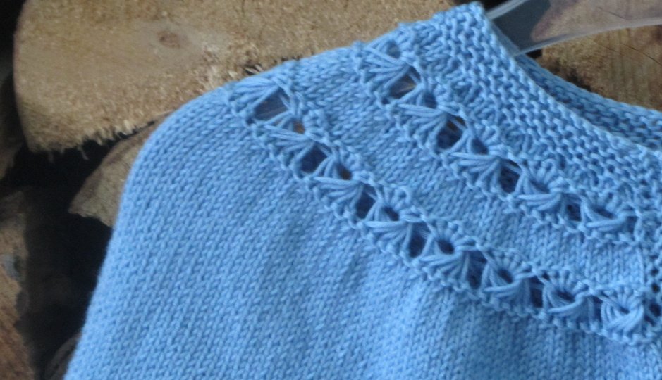 Kids Lace Cardigan Knitting Pattern
