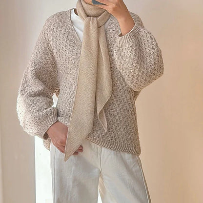 Cozy Wave Scarf Knitting Pattern