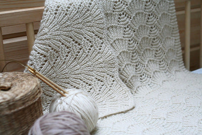 Seashell Blanket Knitting Pattern