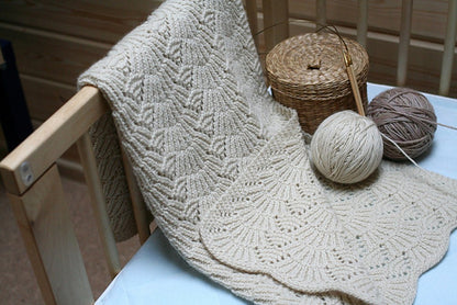 Seashell Blanket Knitting Pattern