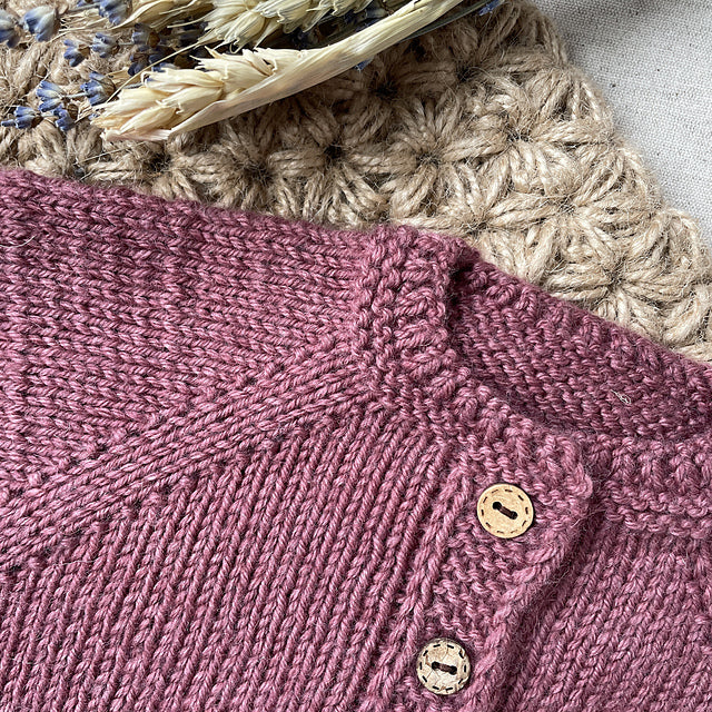 Top Down Cardigan Knitting Pattern