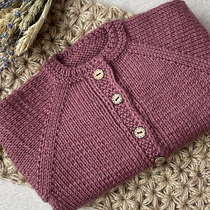 Top Down Cardigan Knitting Pattern