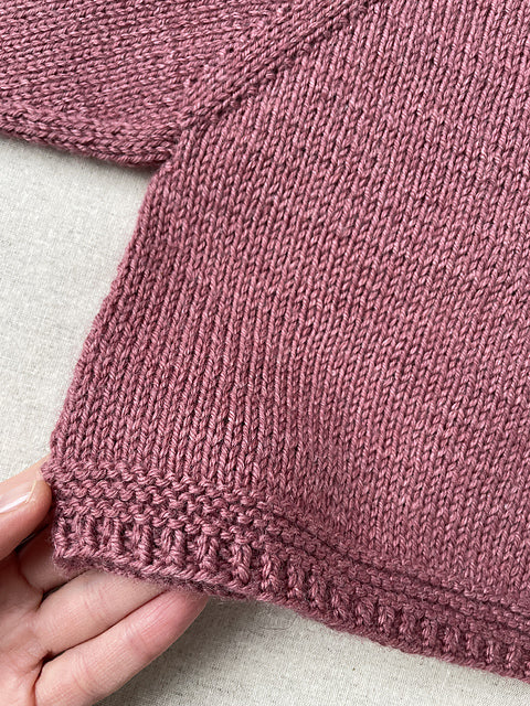 Top Down Cardigan Knitting Pattern