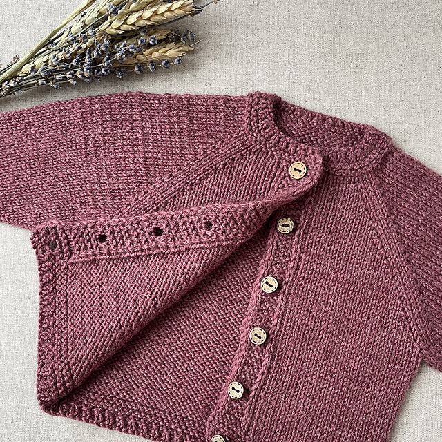 Top Down Cardigan Knitting Pattern