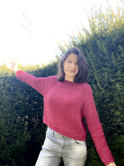 Basic Raglan Sweater Knitting Pattern