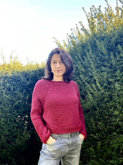 Basic Raglan Sweater Knitting Pattern