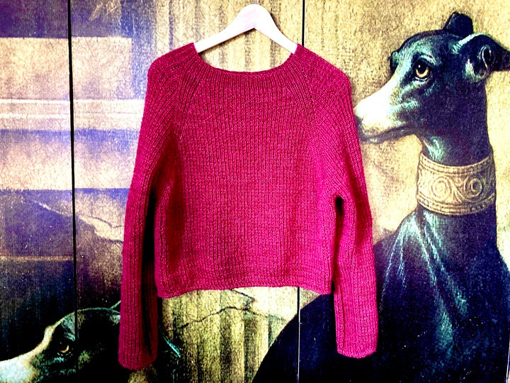 Basic Raglan Sweater Knitting Pattern