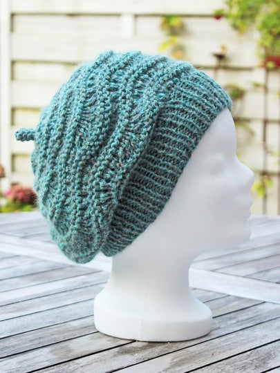 Balloon Shaped Beanie Knitting Pattern