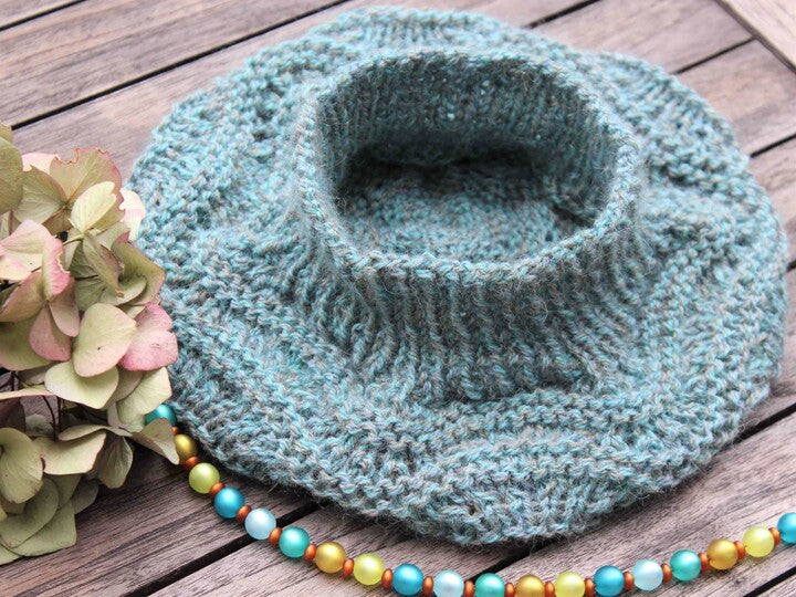 Balloon Shaped Beanie Knitting Pattern