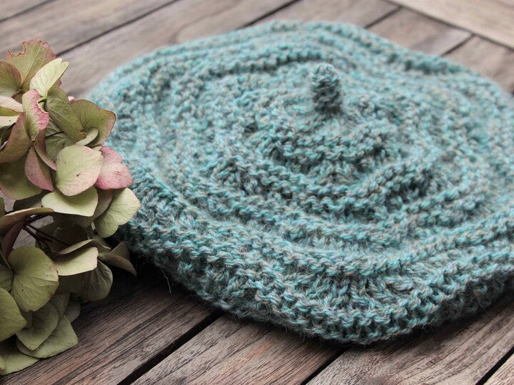 Balloon Shaped Beanie Knitting Pattern