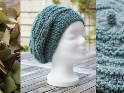 Balloon Shaped Beanie Knitting Pattern