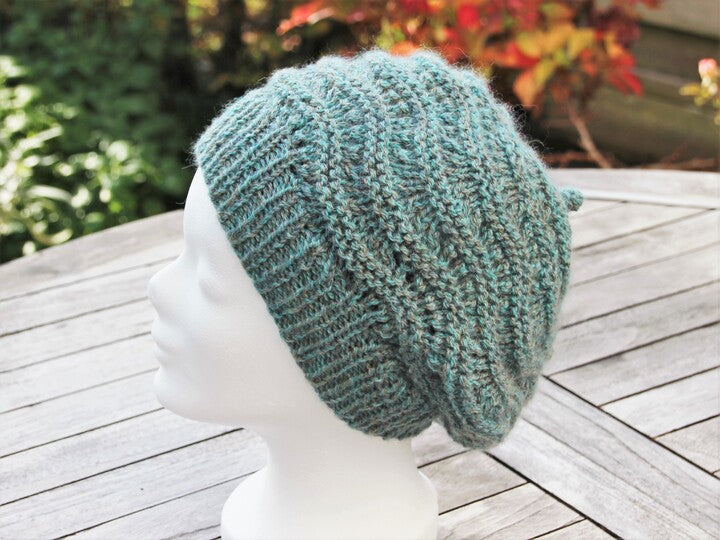 Balloon Shaped Beanie Knitting Pattern