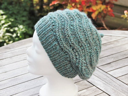 Balloon Shaped Beanie Knitting Pattern
