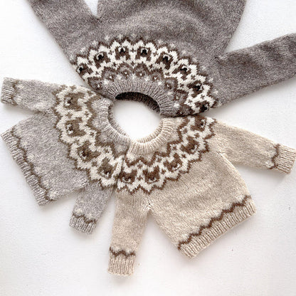 Bear Baby Sweater Knitting Pattern photo 1