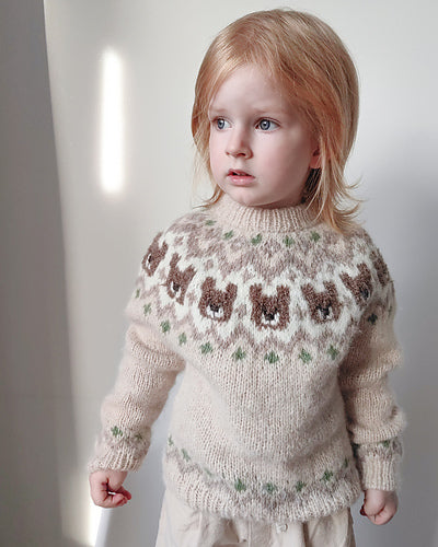 Bear sweater pattern view 6
