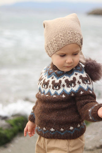 Bear sweater pattern view 7