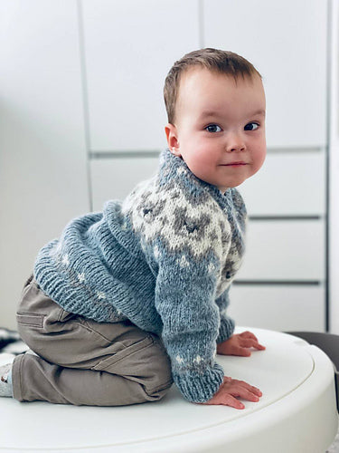 Bear sweater pattern view 8