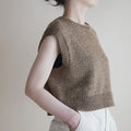 Round Neck Vest Knitting Pattern