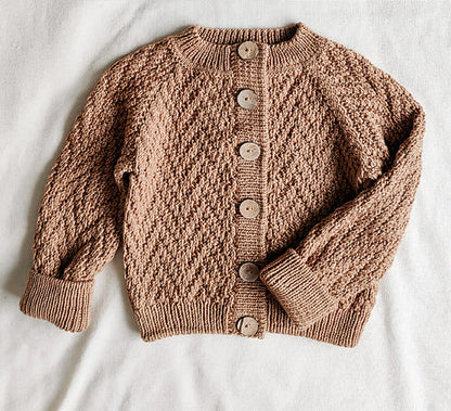Mountain Baby Cardigan Knitting Pattern photo 3