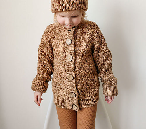 Mountain Baby Cardigan Knitting Pattern photo 4