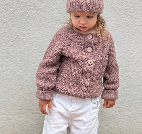 Mountain Baby Cardigan Knitting Pattern photo 6