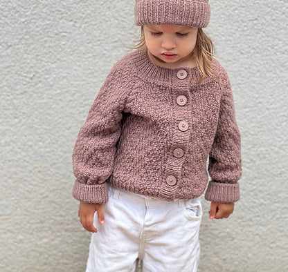 Mountain Baby Cardigan Knitting Pattern photo 6