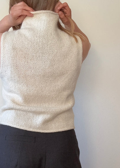 Cable Vest Top Knitting Pattern