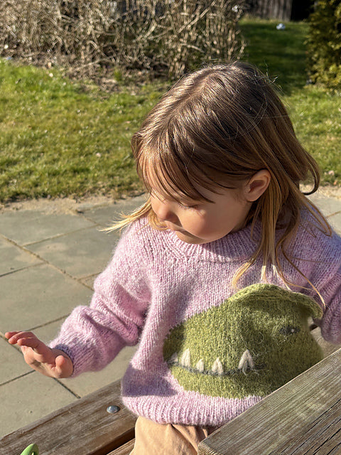 Dinosaur Sweater Knitting Pattern