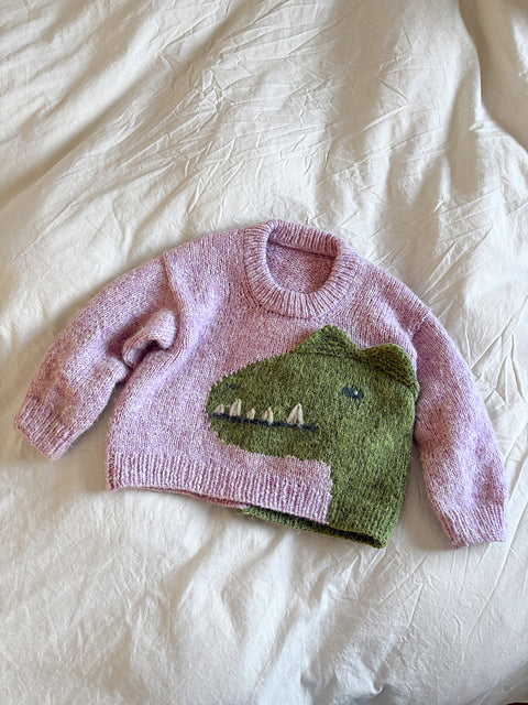 Dinosaur Sweater Knitting Pattern