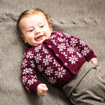 Kids Colorwork Cardigan Knitting Pattern
