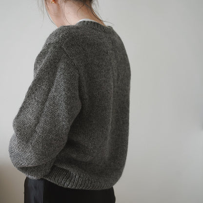 Beginner V-Neck Sweater Knitting Pattern