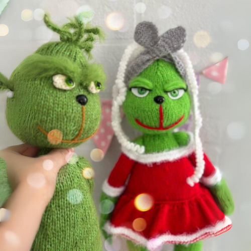 Miss Grinch Knitting Pattern