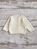 Baby Heirloom Cardigan knitting pattern, full cardigan