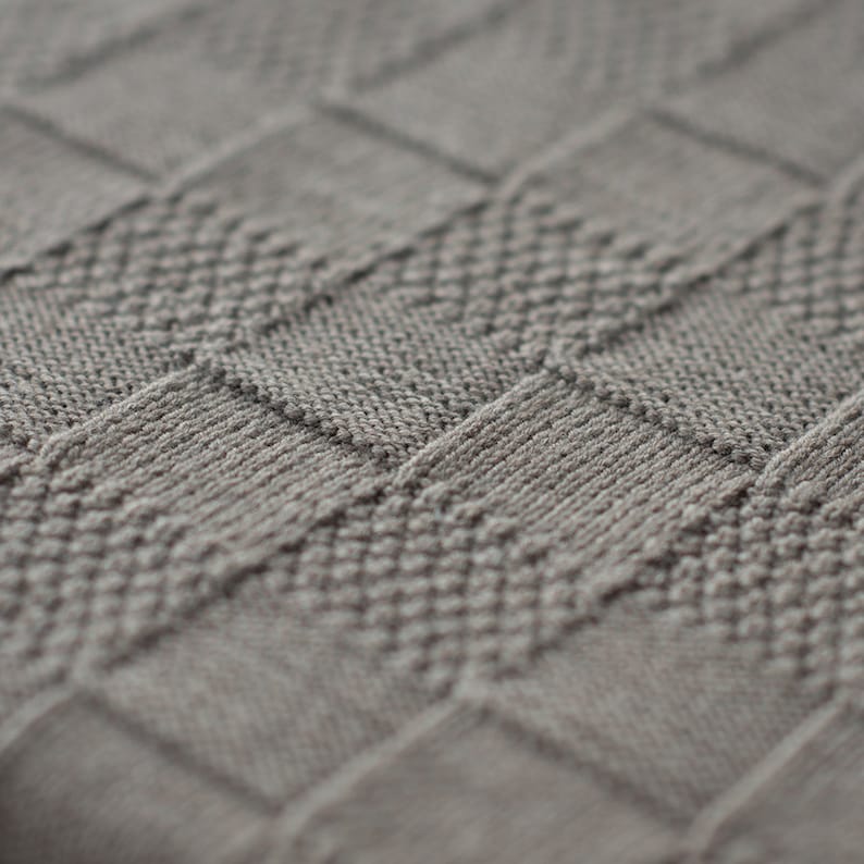 Beginner Baby Blanket Knitting Pattern